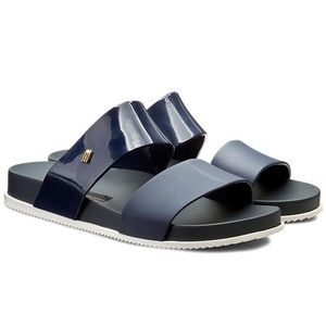 Melissa cosmic slide flat sandals - size 6